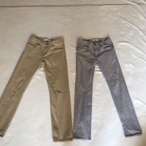 2 pair Levi’s Boys Denim Jeans